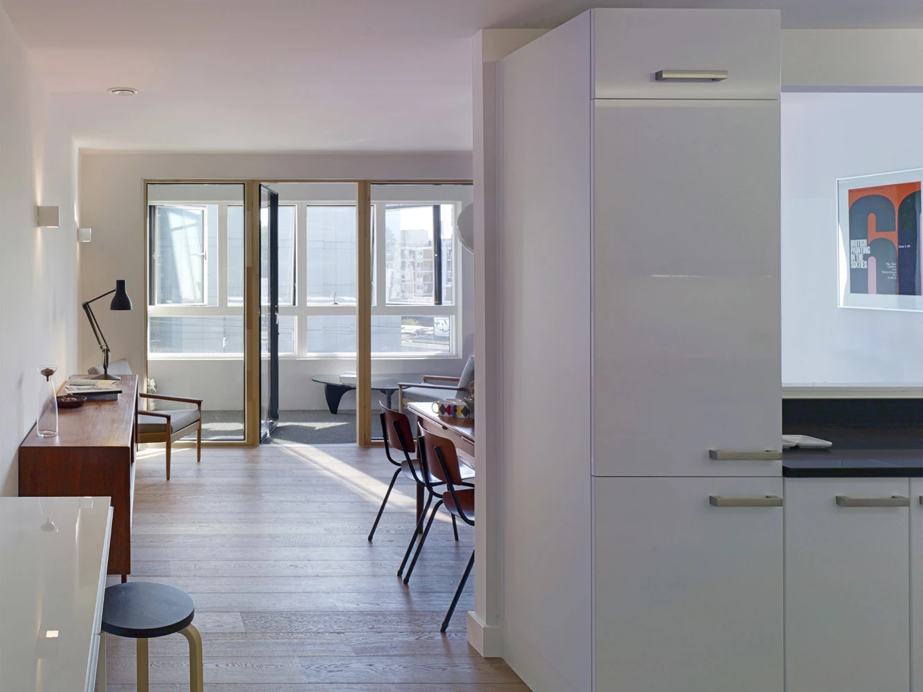 Open-plan layouts maximize the internal area (Image: Killian O'Sullivan)