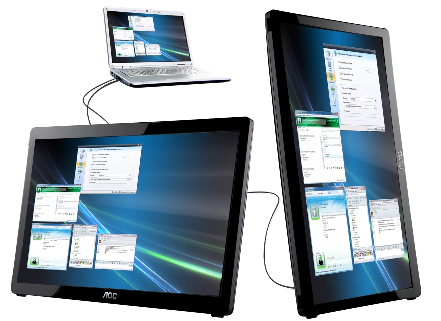AOC's E1649FWU 15.6 inch USB display