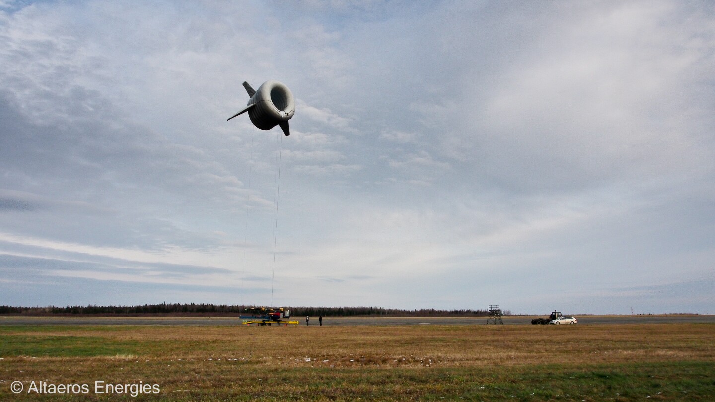 The Buoyant Air Turbine, from Altaeros Energies