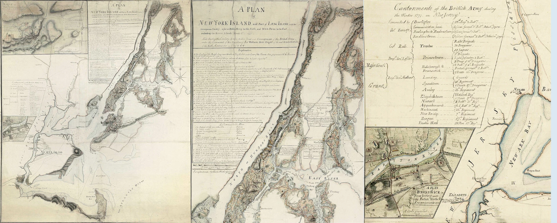 An American Revolutionary War Map of New York Island showing the landing routes, battles lines and encampments of the British Forces sold for $782,500 at a Christies auction in 2012.
