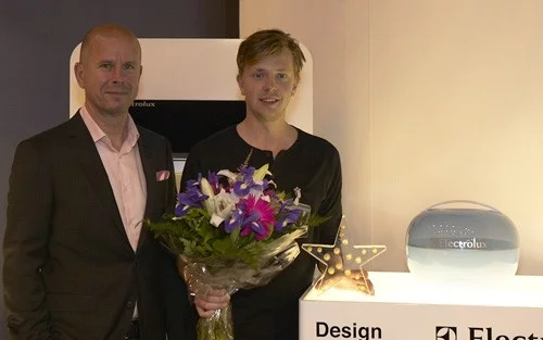 Rickard Hederstierna is this year's winner of the annual Electrolux Design Lab competition