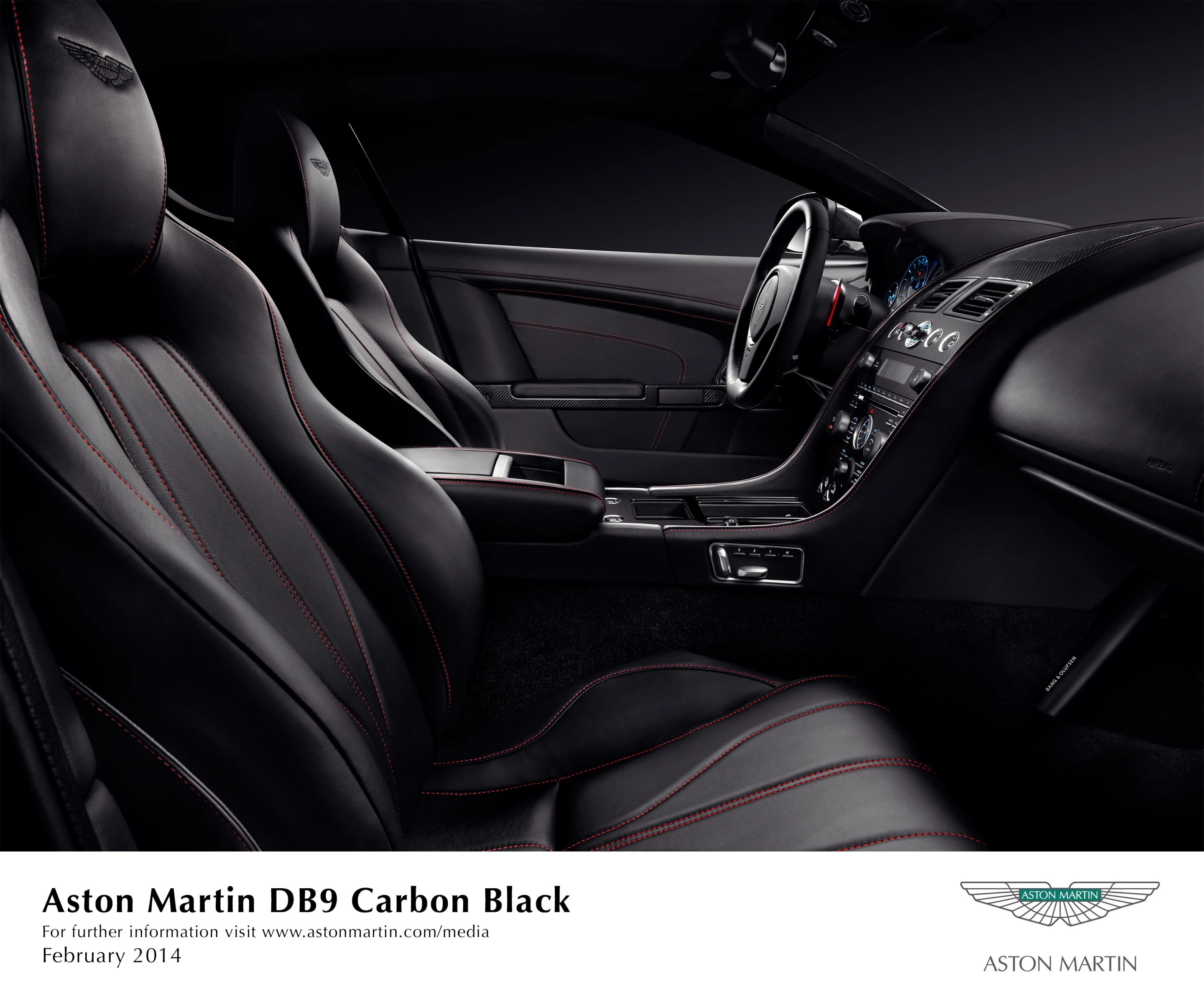 DB9 Carbon Black interior