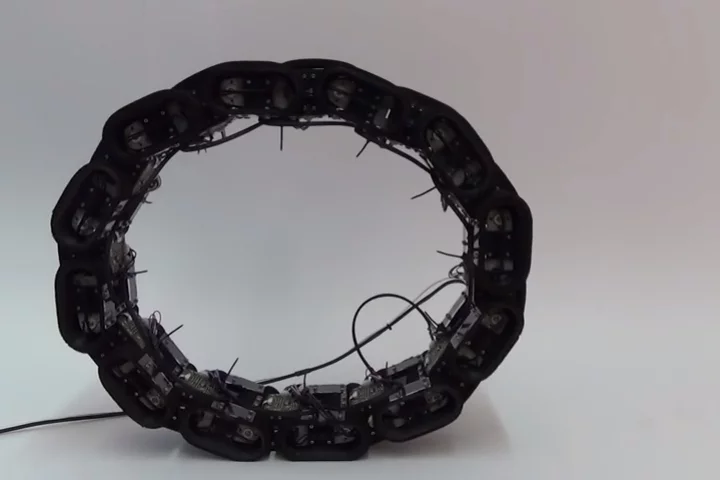 Ourobot is ready to roll, literally