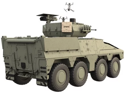 MLC Viper installed on an armored vehicle