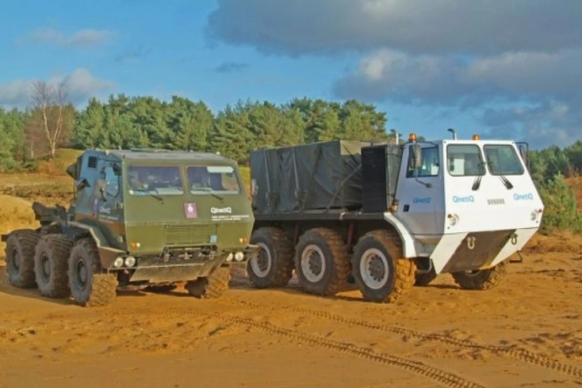 Existing Civil and military hybrid six wheelers from QinetiQ