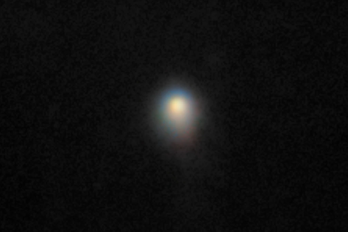 Comet 3I/ATLAS is captured in this image by the Gemini North telescope