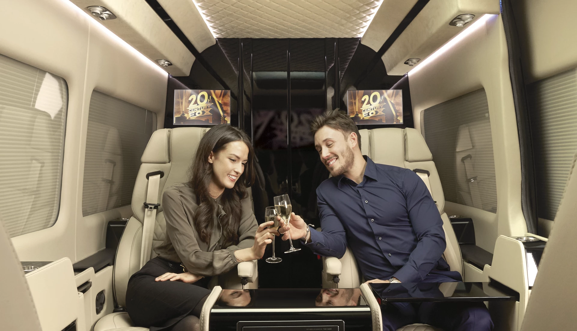 Senzati turns the Mercedes Sprinter into a four-wheeled luxury jet