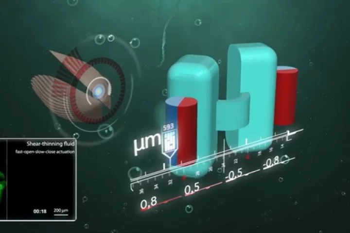 Researchers have been experimenting with real micro-sized robots that literally swim through your bodily fluids (Image: Max Planck Institute)
