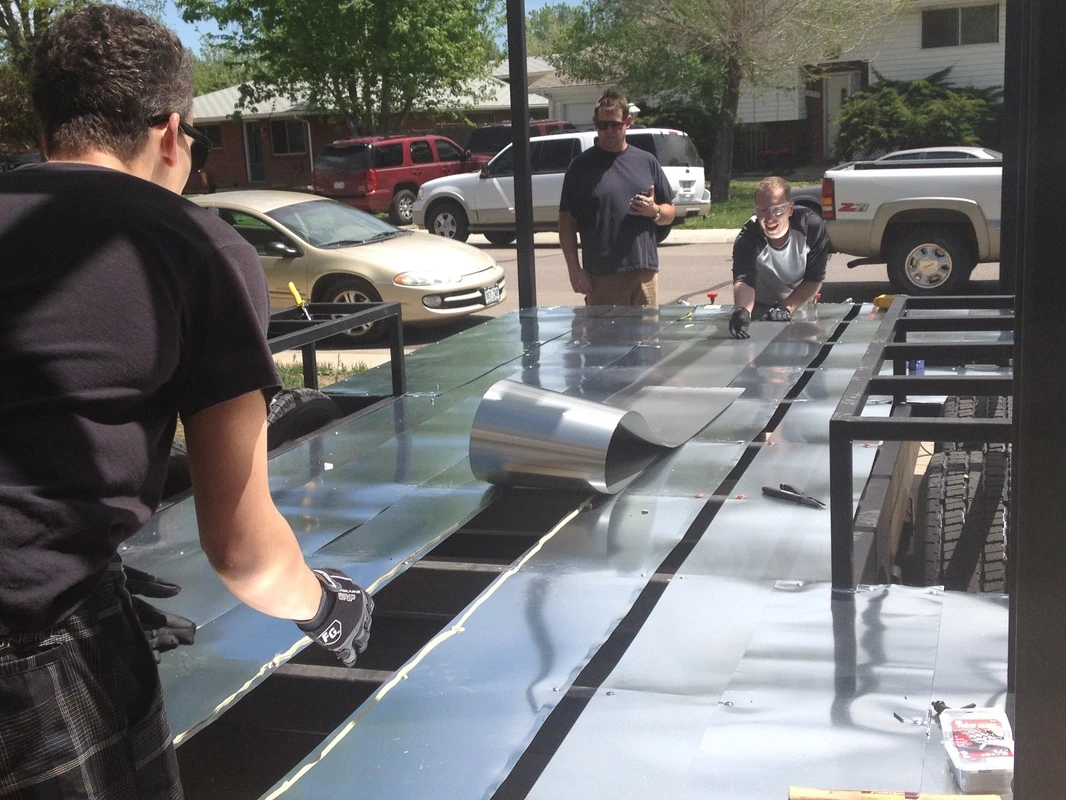 Constructing the Atlas tiny house
