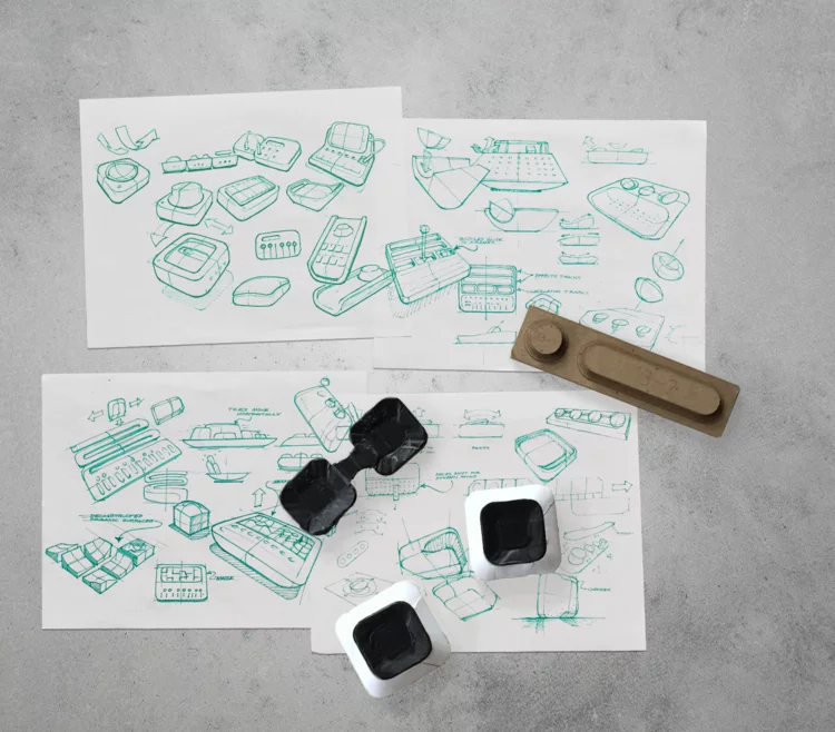Design sketches and prototyping the Tone Lab