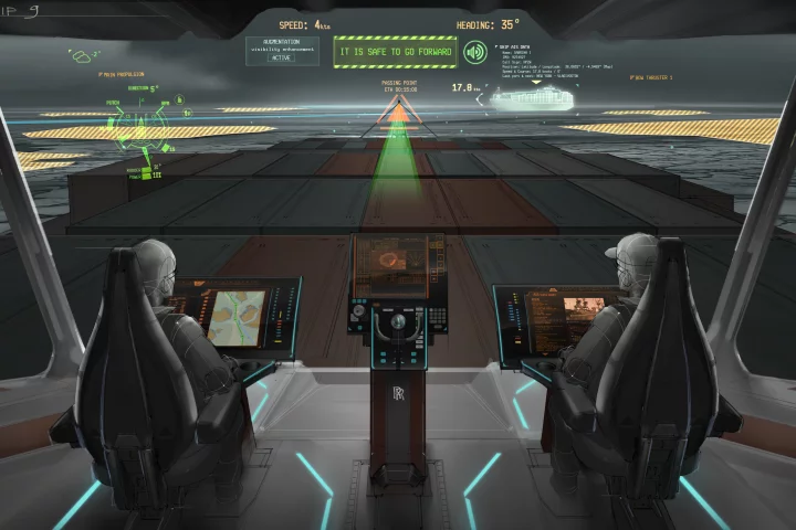 Rolls-Royce oX provides collision warnings and data