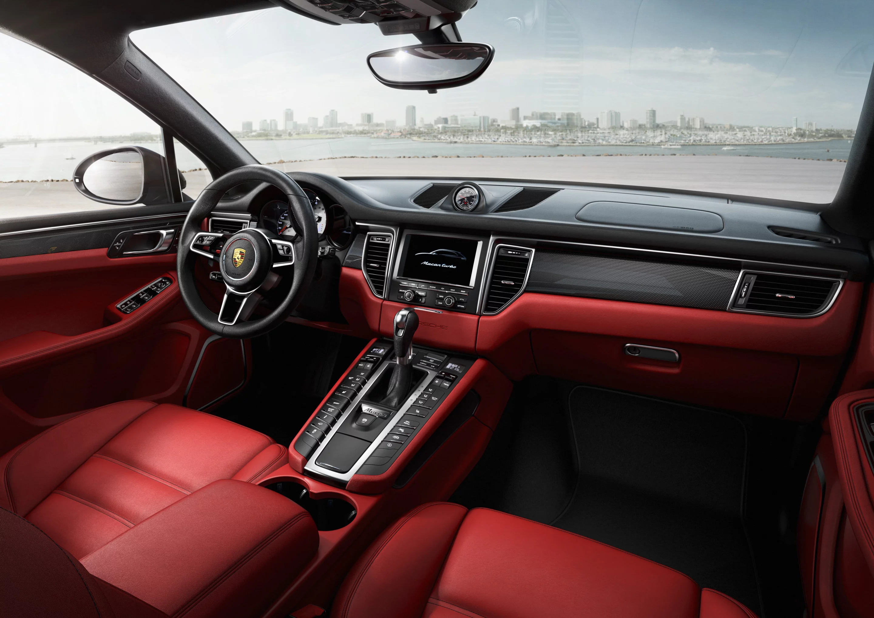 Interior of the Macan SUV