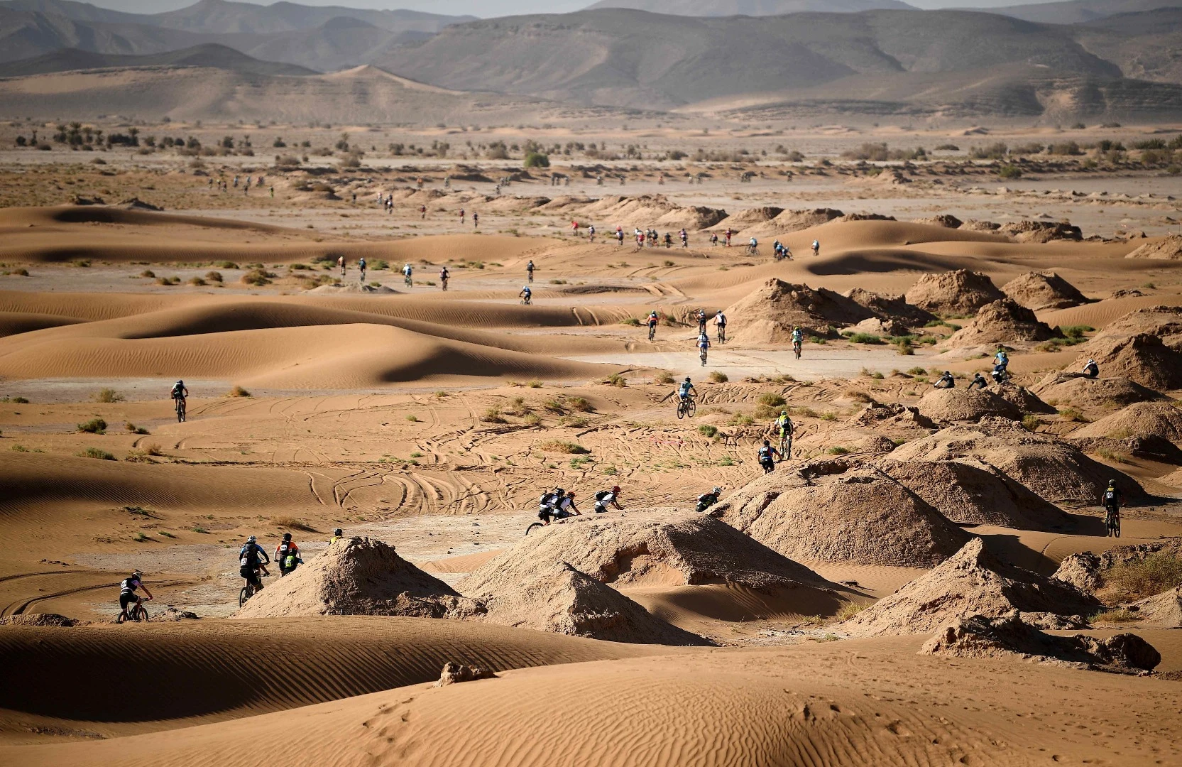 612 riders took part in the Gaes Titan Desert bike race in 2018