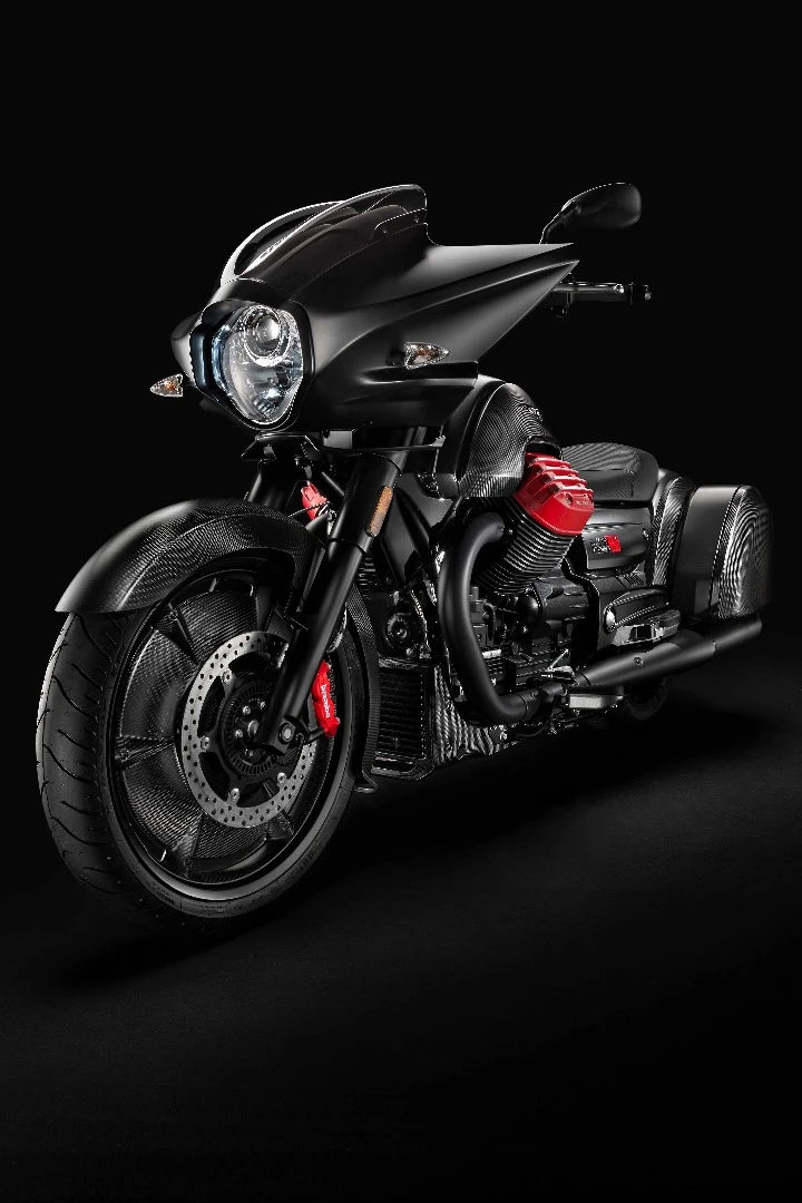The Flying Fortress has a stealth look that comes from its sleek lines and blacked out color scheme