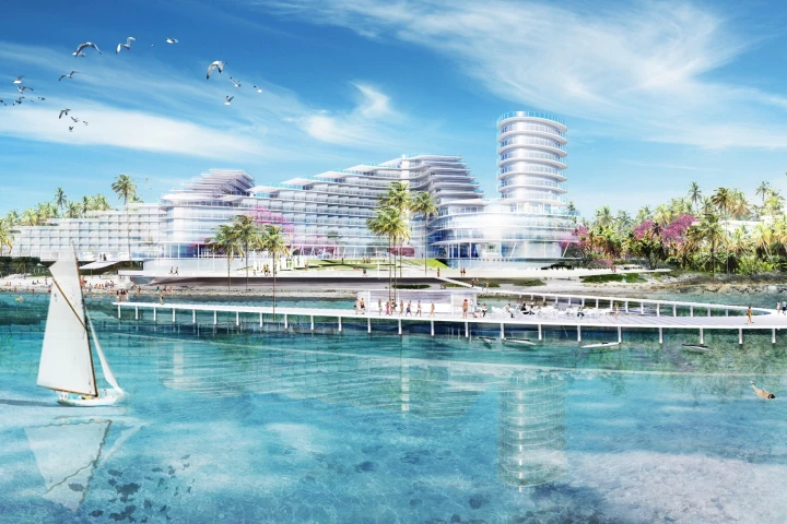 St James Point will cover an area of 16-acres and include a secluded and private natural beach