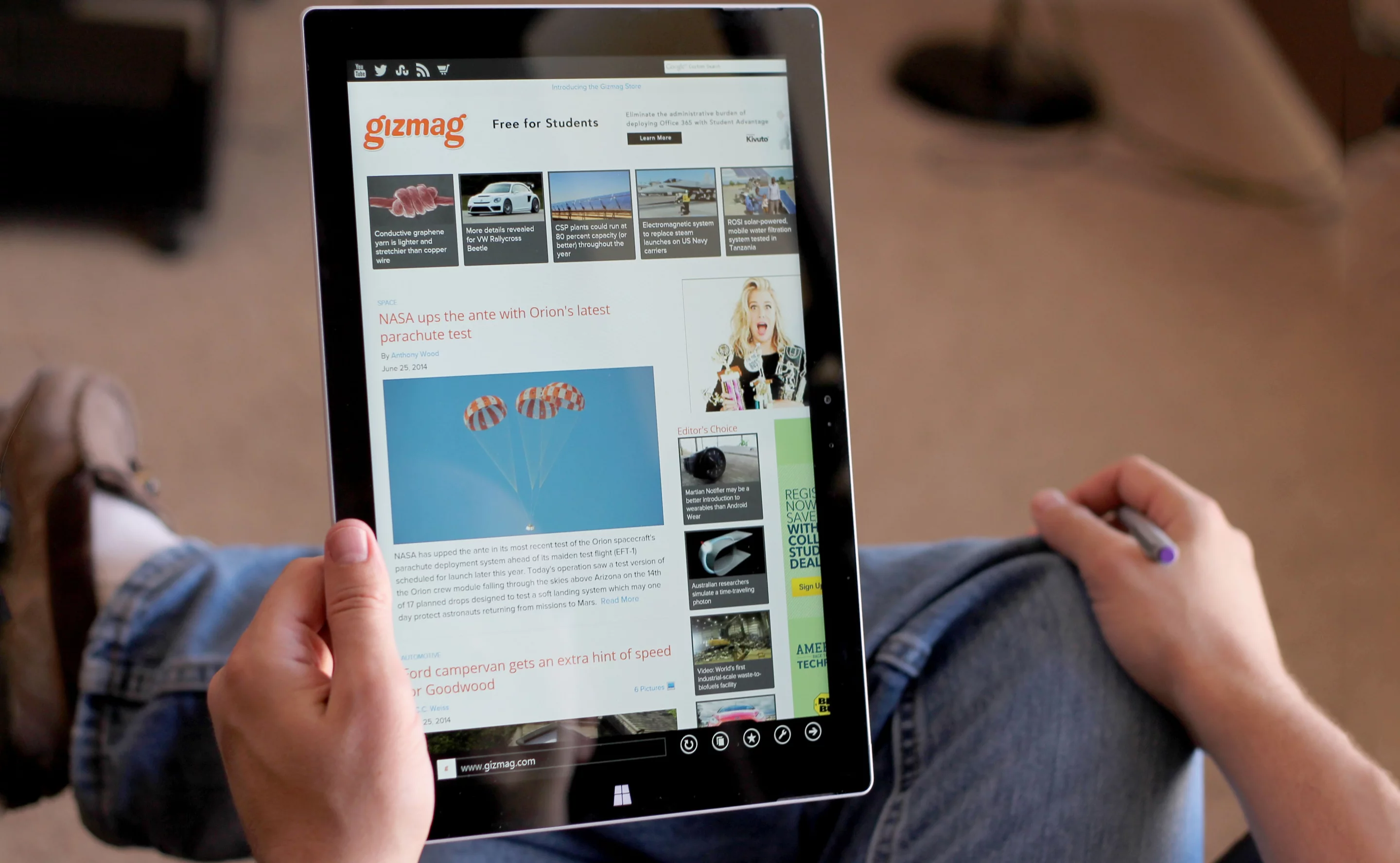 The new 3:2 aspect ratio makes the Surface finally usable in portrait mode