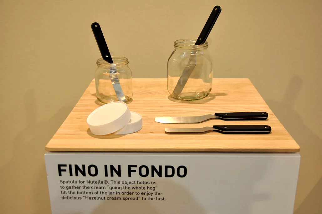 Stefano Esposito's spatula designed for going “the whole hog” on a Nutella jar (photo: Edoardo Campanale/Gizmag)