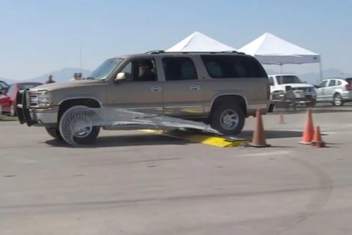 The Pit-BUL (above) and NightHawk are two new car-stopping devices, based on the existing SQUID system