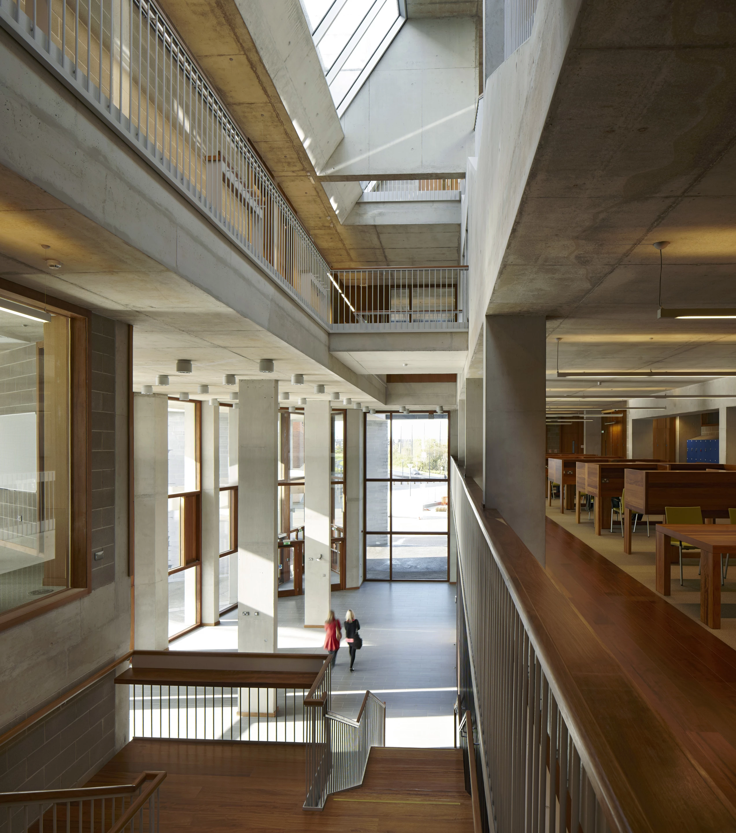 Medical School, University of Limerick features ample natural light within thanks to its generous glazing