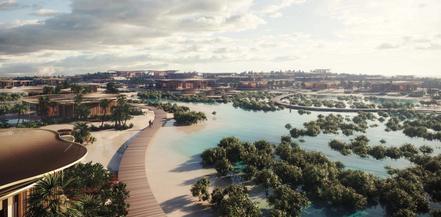 Coral Bloom will involve extensive re-landscaping of the beautiful Shurayrah island