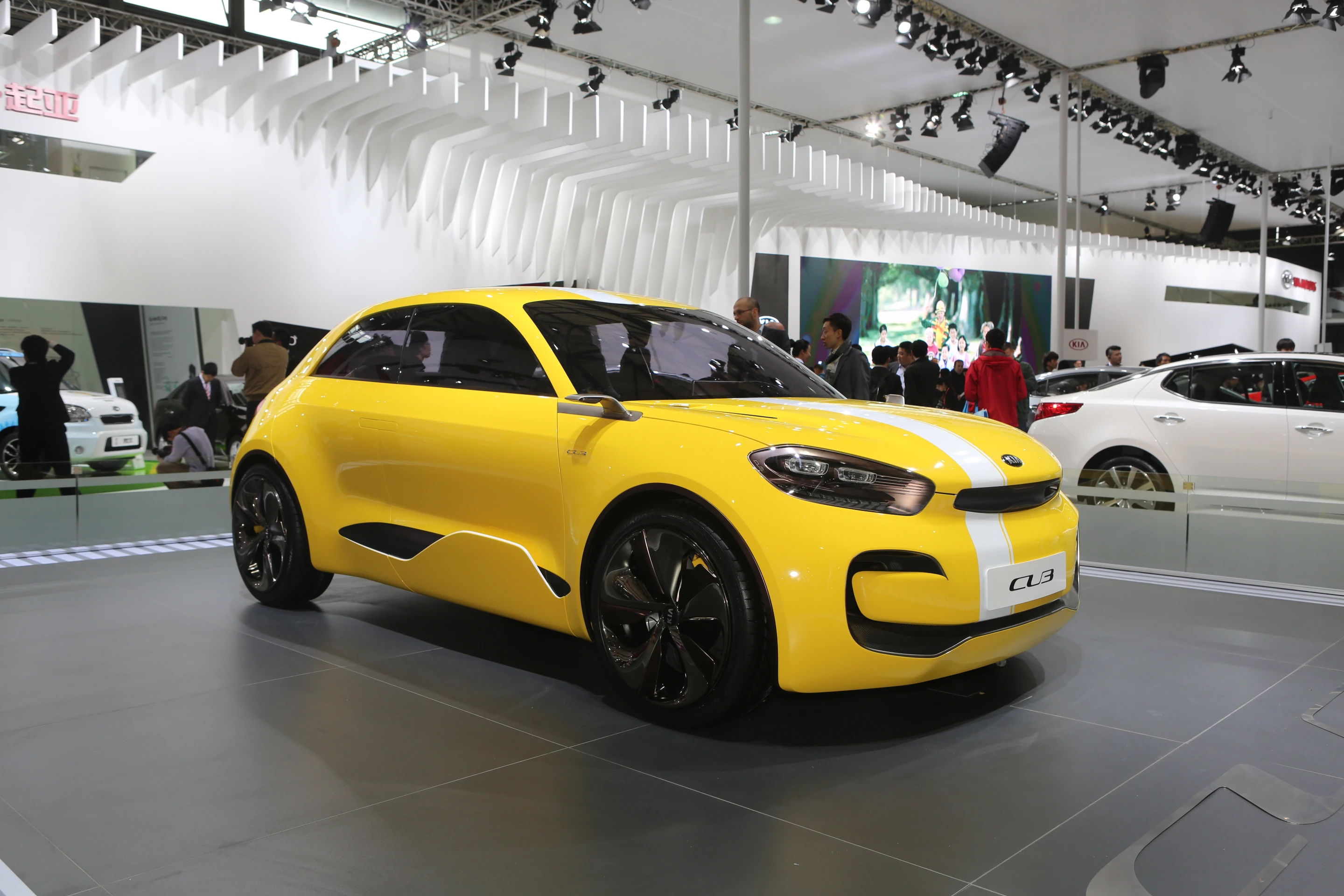 Kia's compact four-seater CUB concept at Auto Shanghai