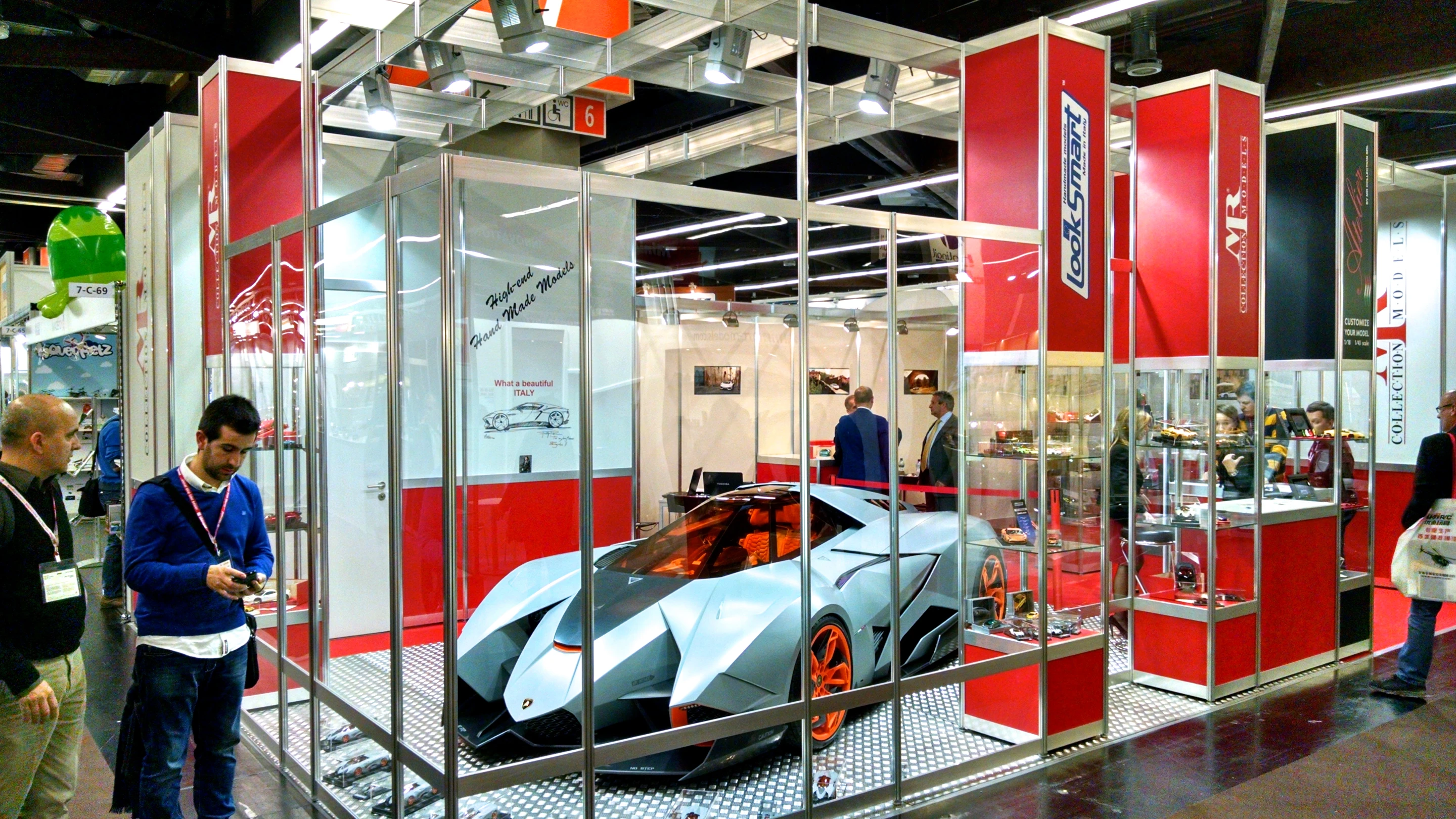Given that we haven't seen the Egoista at any of the international auto shows we've attended since its debut, we were very surprised (and excited) to see it at a toy fair (Photo: C.C. Weiss/Gizmag)