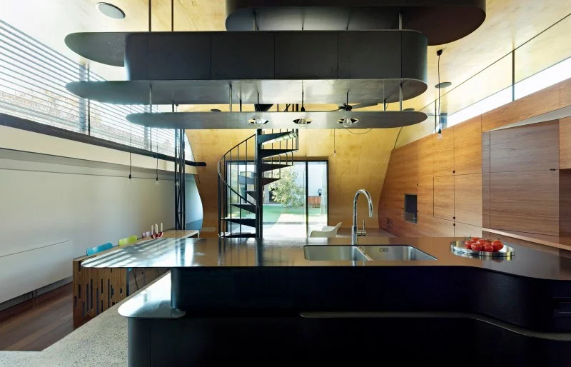 Hill House's modern kitchen