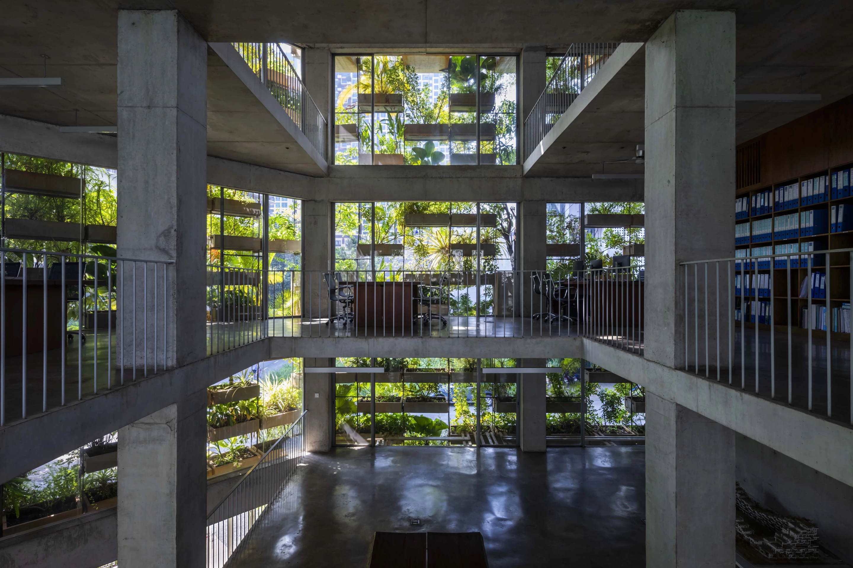 The Urban Farming Office's interior