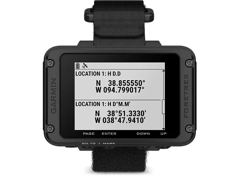 Foretrex location readout