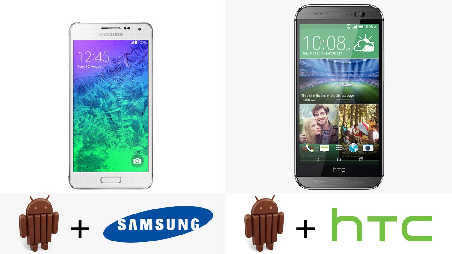 samsung galaxy alpha vs htc one m8