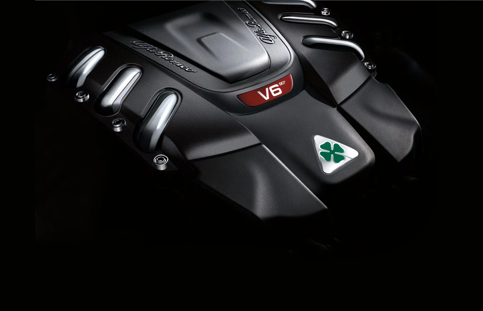 A powerful Ferrari-derived V6 propels the Giulia with 505 horsepower