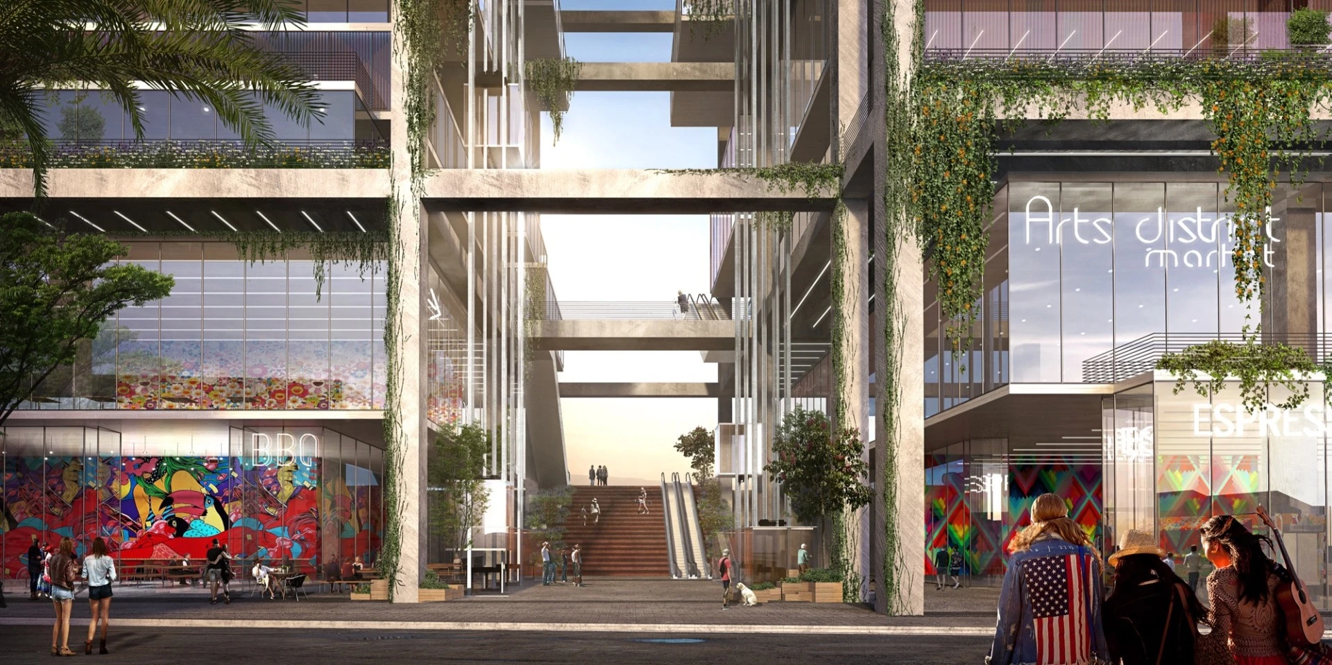 670 Mesquit is a very large mixed-use project including office space, residential units, and hotels