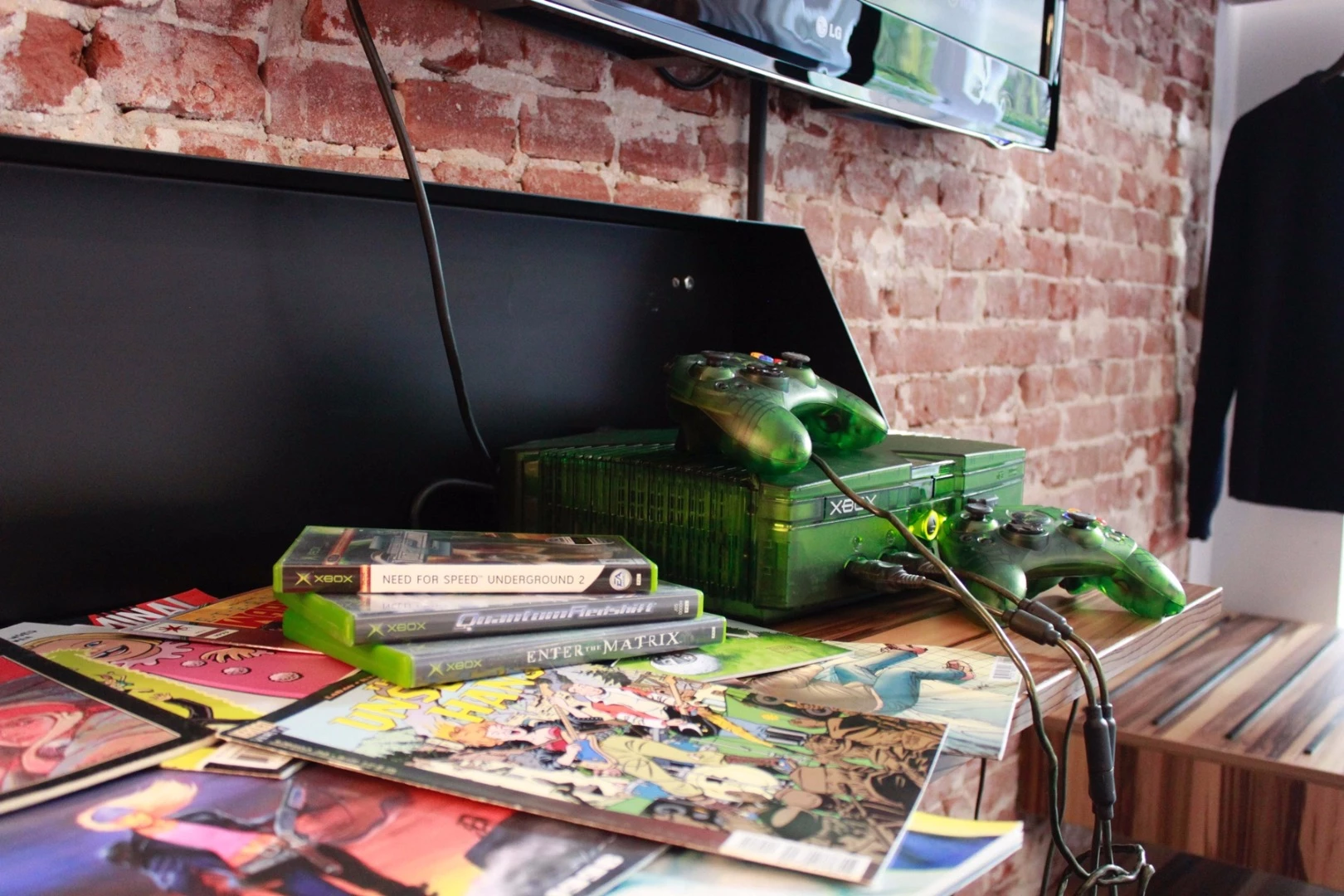 Guests at the Arcade Hotel are able to select from a variety of consoles to have in their rooms