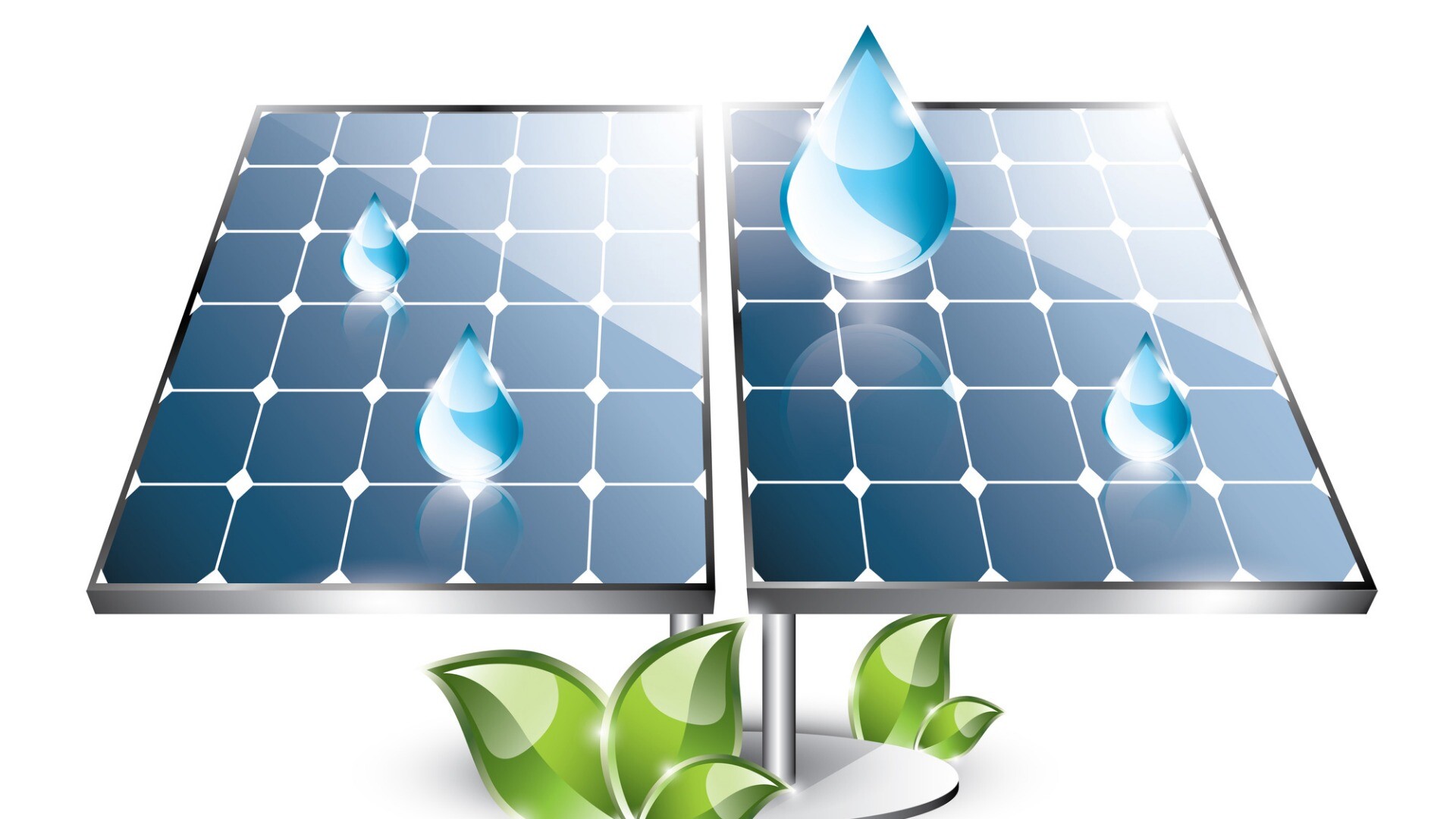 Hybrid solar cell captures energy from the sun and raindrops