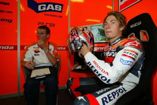Nicki hayden showed he is close to the front-line pace in Spain - he hung with Gibernau and Rossi for a long time before dropping off the pace.