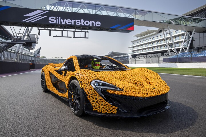 McLaren P1 full-size replica made of Lego Technic pieces