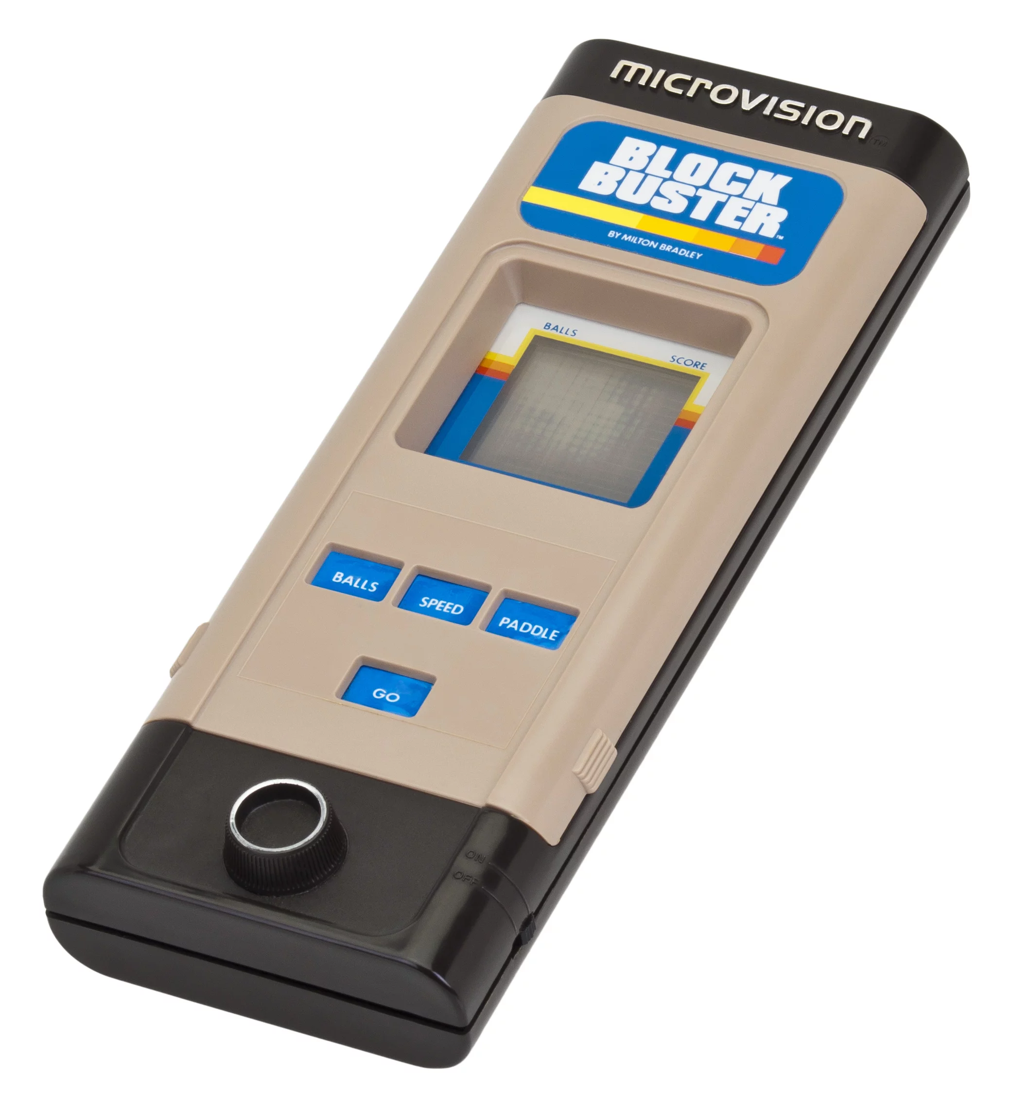 Milton Bradley's Microvision (1979) was the first portable game console with interchangeable games (Photo: Wikipedia)