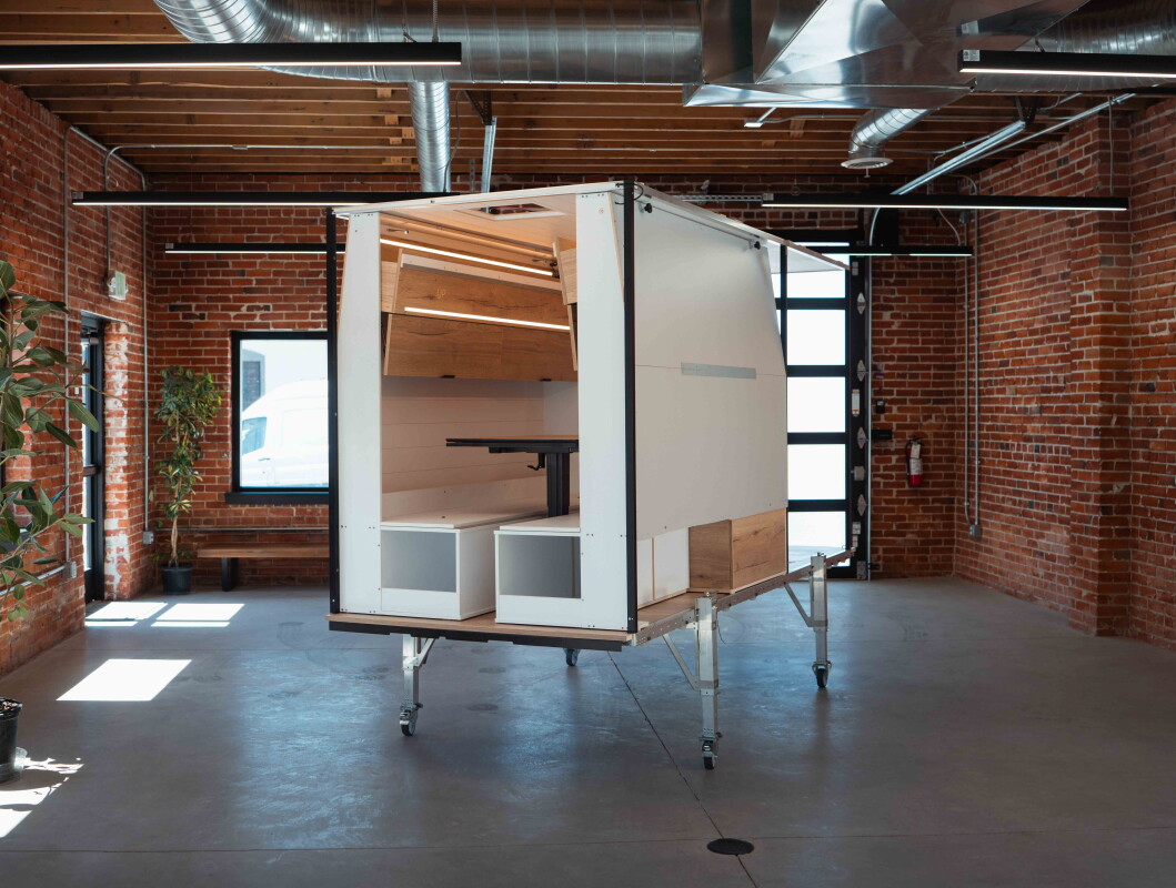 Plug-n-play US camper pod turns a bare van into a homey RV in 1 hour