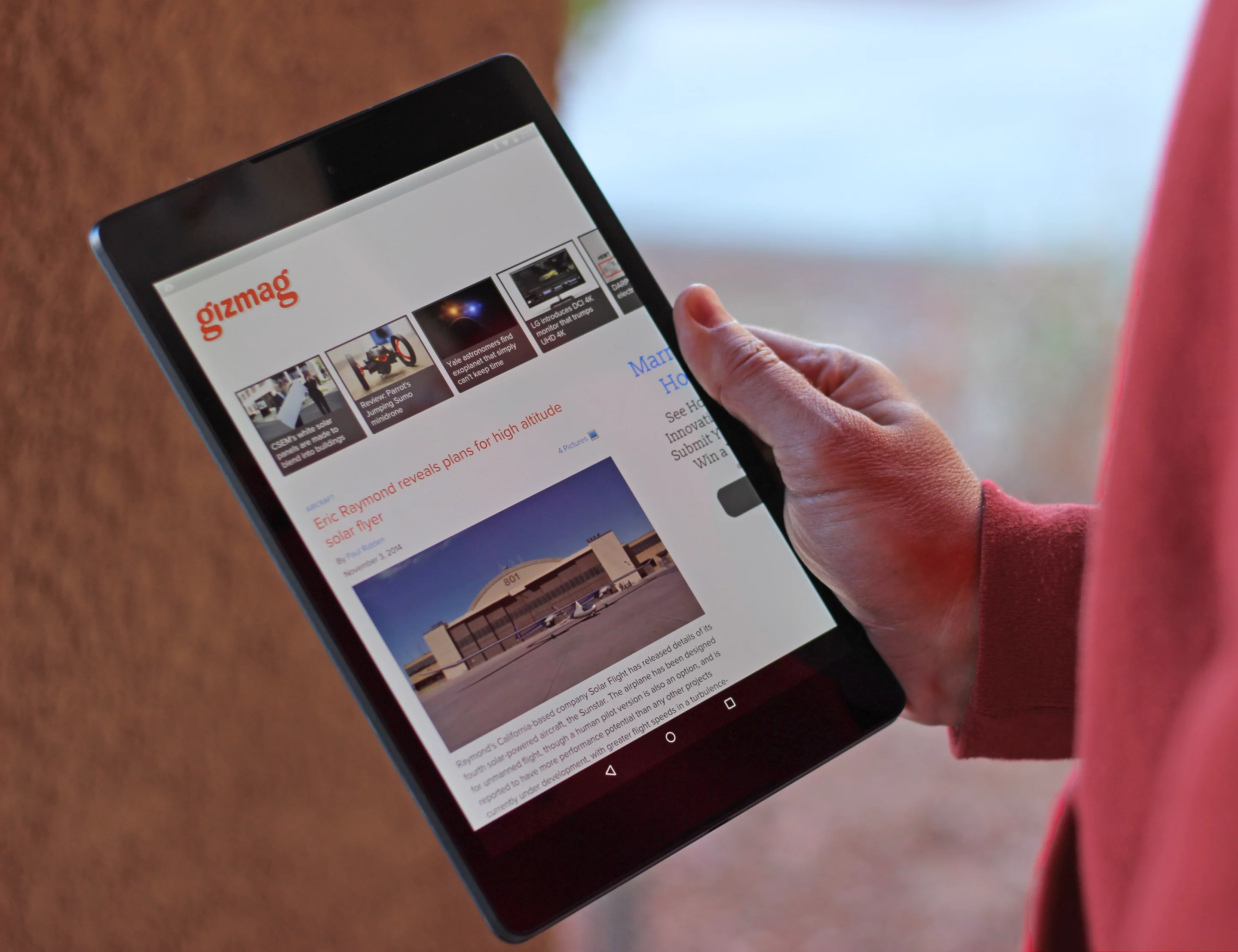 The Nexus 9 (Photo: Will Shanklin/Gizmag.com)