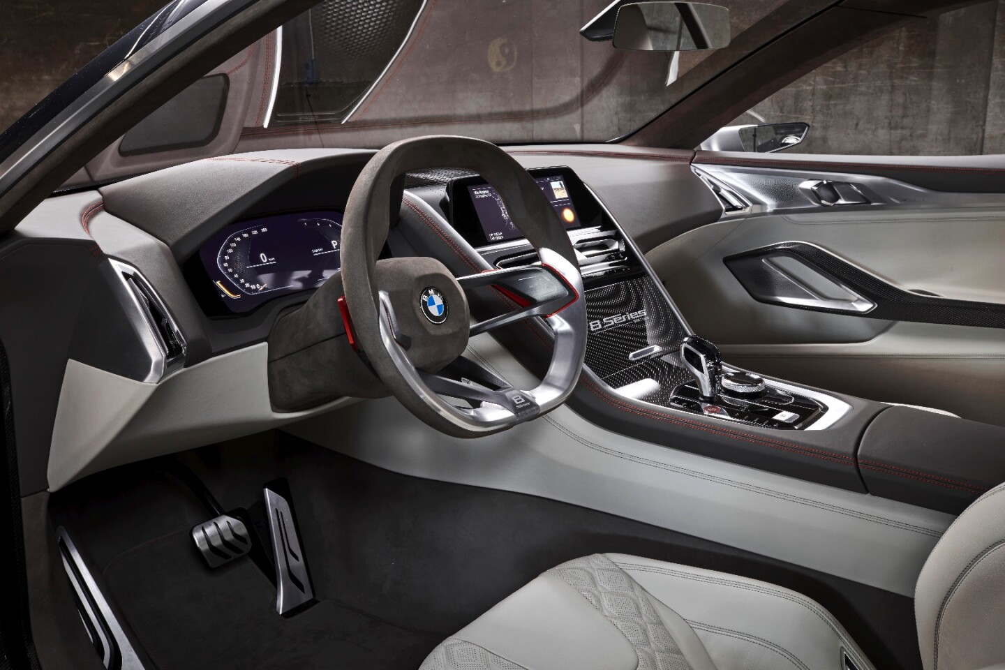 Interior lines and surfaces surge subtly forward like the exterior