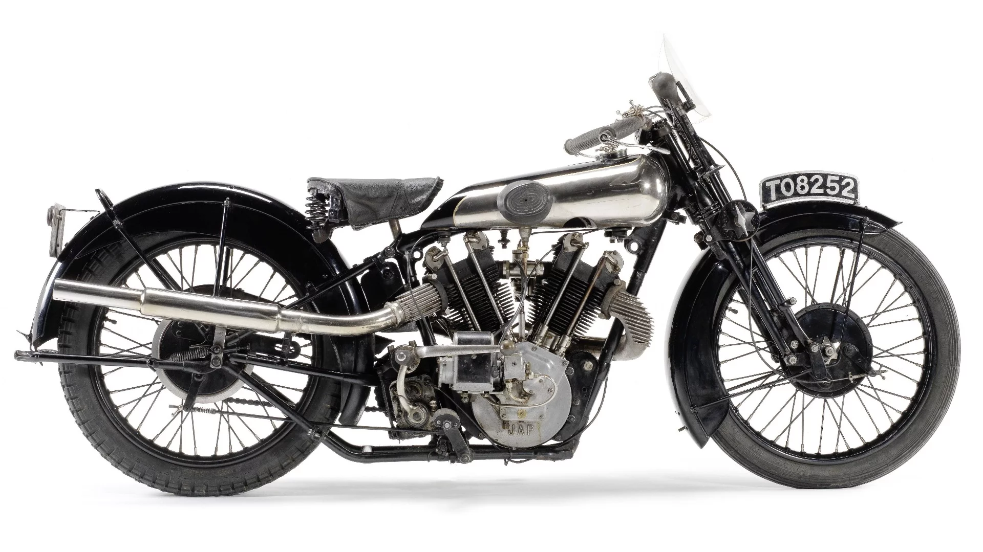 Moby Dick, the famous Brough Superior SS100, as it went to auction with Bonhams in 2011. At that time it fetched £210,500 (US$333,210)