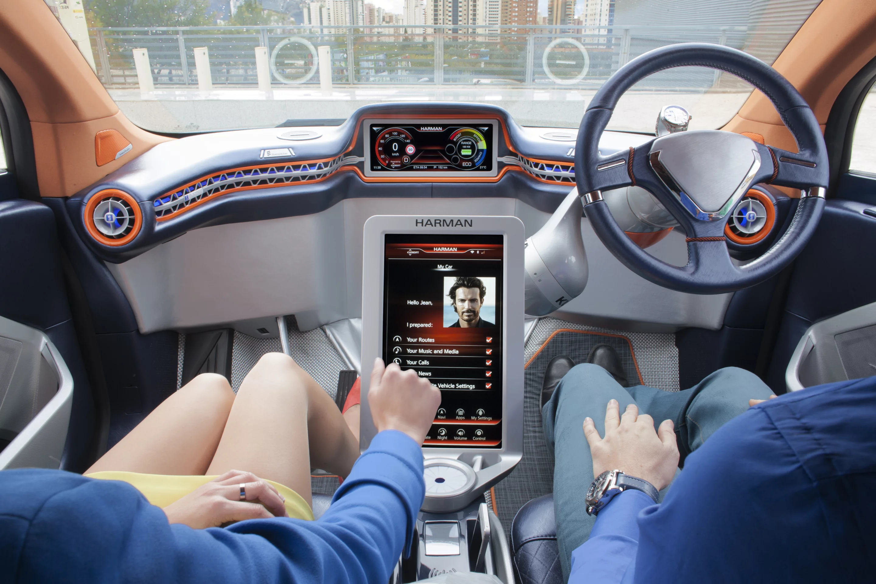 Want to swap drivers? Just have the robot arm swap sides