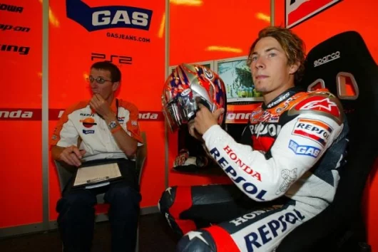 Nicki hayden showed he is close to the front-line pace in Spain - he hung with Gibernau and Rossi for a long time before dropping off the pace.