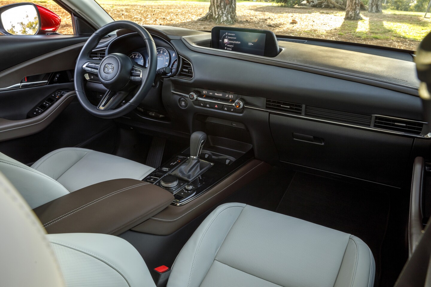 Excellent materials choices and upscale appeal are a surprising standard in the CX-30