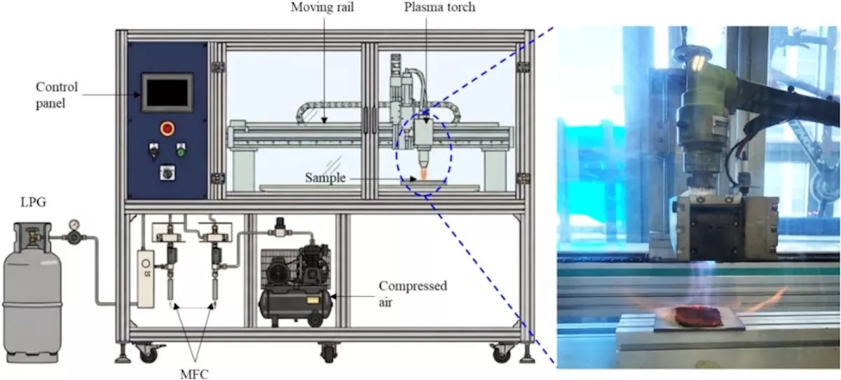 An atmospheric-pressure flame plasma system was employed for the rapid drying and carbonization of the SCG