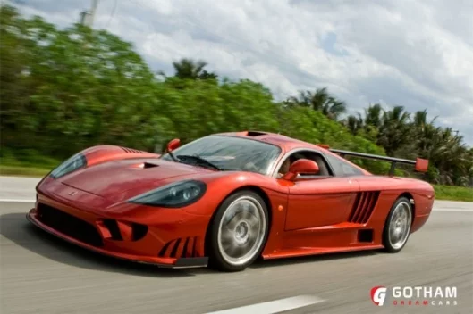 The Saleen S7 Supercar - yours to rent for US$4000 per day.