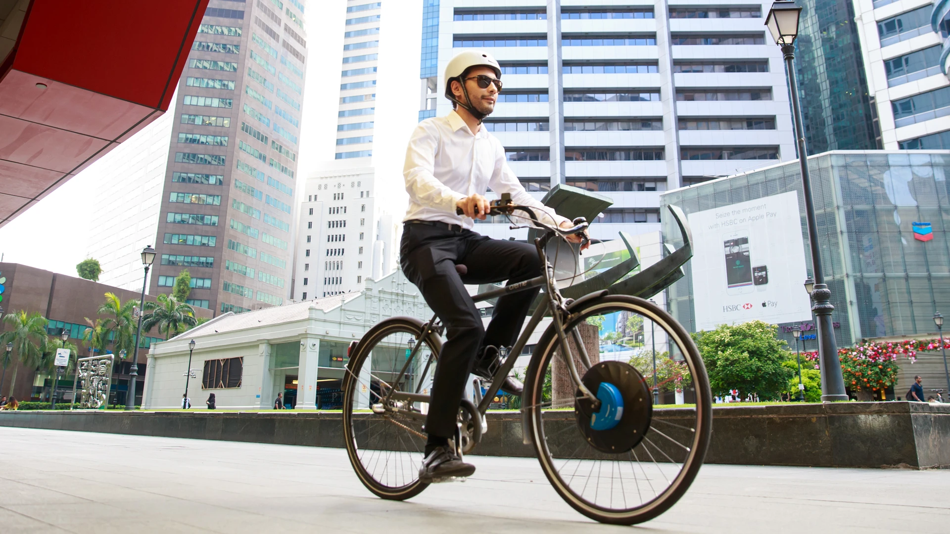 The UrbanX has a range of 30 miles (48 km)