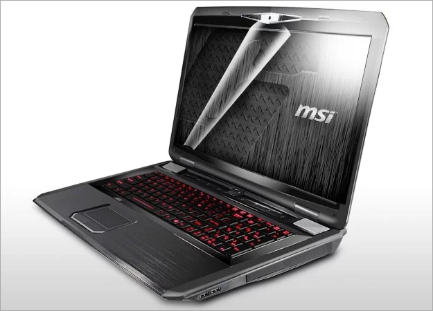 The MSI GT780DXR features a large 17.3-inch non-reflection Full HD display