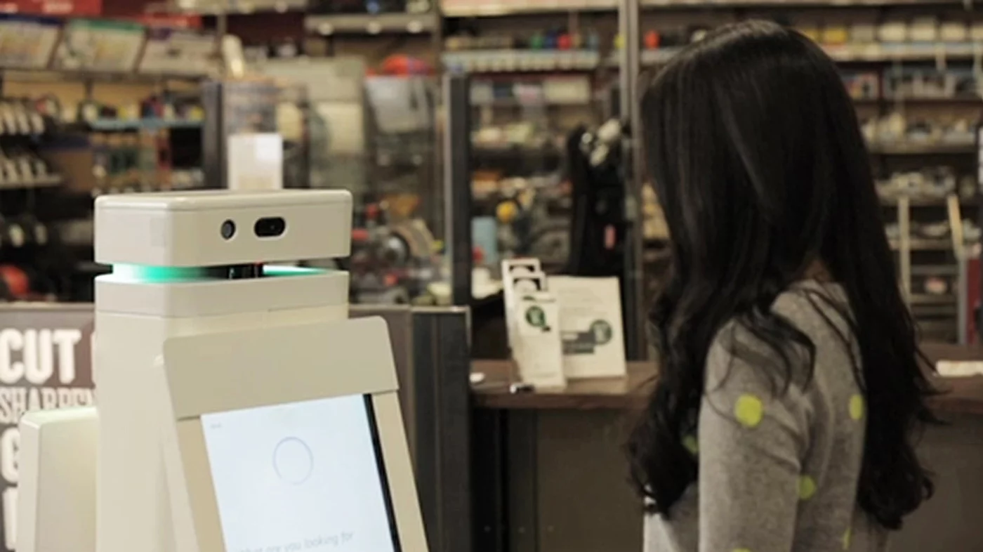 The OSHbot performs inventory control