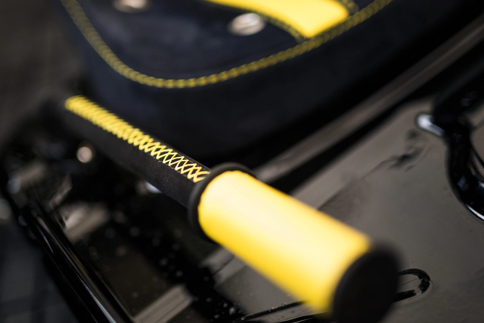 A premium Crazy Cart, Aston Martin's ride features hand stitching and leather and Alcantara trim